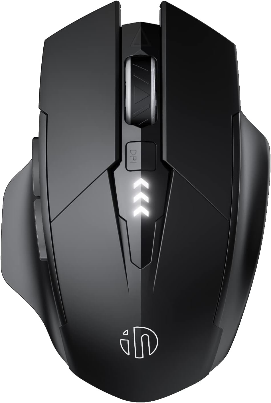 INPHIC Bluetooth Mouse for Laptop, Upgraded Visible Battery, 2400 DPI, Silent Ergonomic Computer Mouse Wireless, Mac, PC etc.