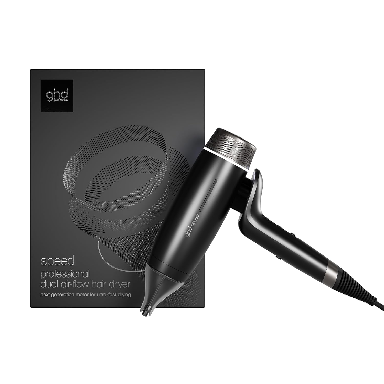 ghd Speed Ionic Hair Dryer- Fast, Quick, Powerful Blow Dries with Control &amp; No Heat Damage, ghd's Best Blow Dryer - for All Hair Types