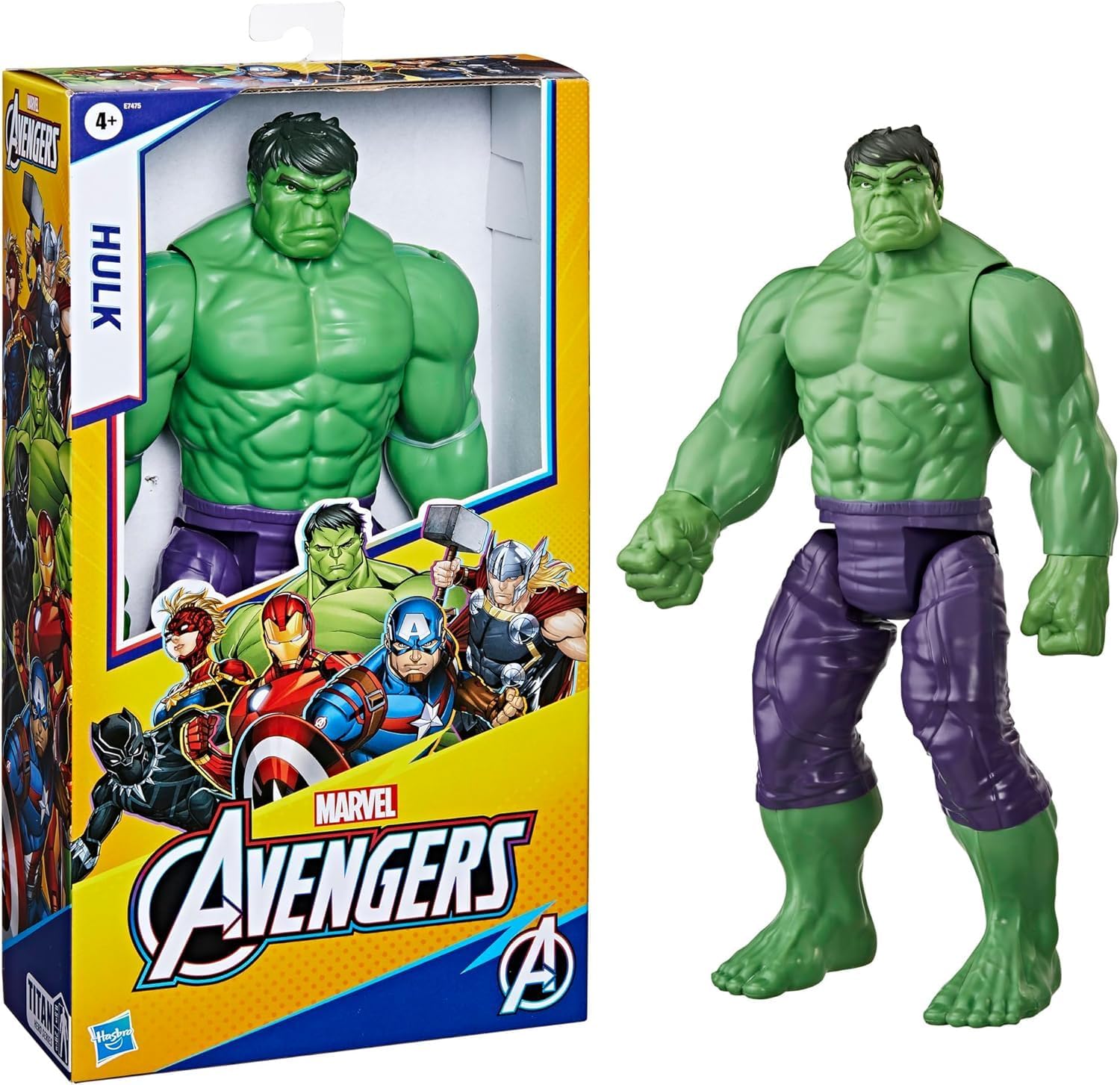 Marvel Hasbro Official Titan Hero Series 12-Inch Deluxe Action Figure (The Hulk)
