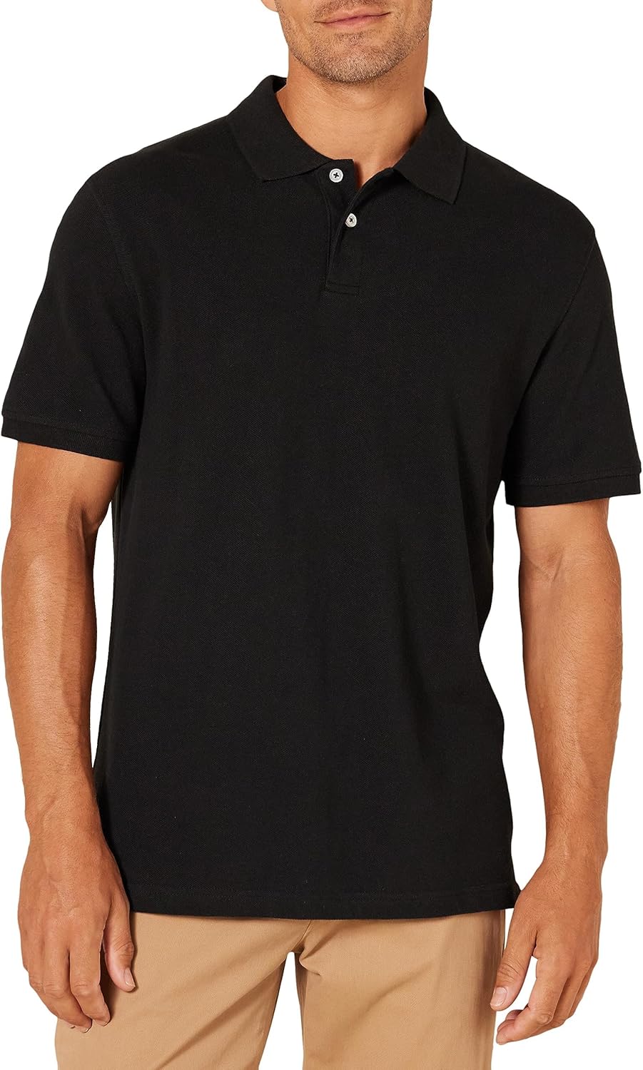Amazon Essentials Men's Slim-Fit Short-Sleeve Cotton Pique Polo Shirt