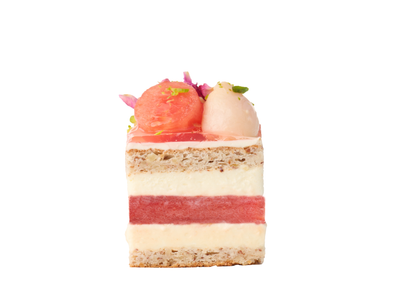 Watermelon Lychee Layer Cake (Petite)