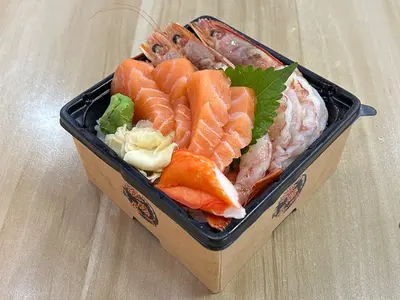 Salmon with Argentine Red Shrimp