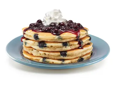 Double Blueberry Pancakes (4 Pcs)