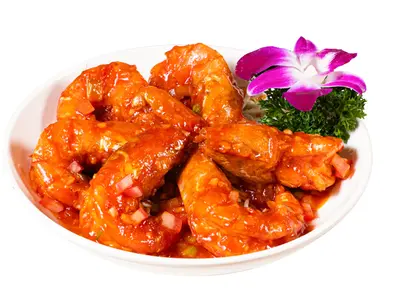 Stir Fried Prawn In Tomato Sauce