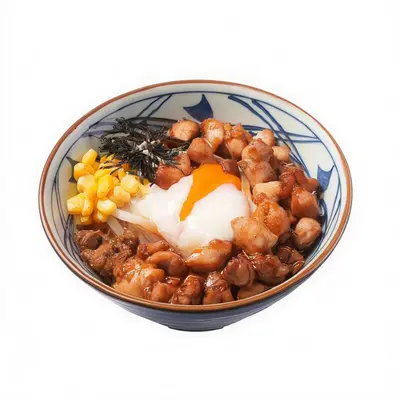 Charcoal-grilled Taste Chicken Mixed Udon