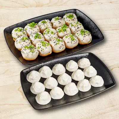 Jianxinhao Pan-Fried Buns (15+ pieces) & Soup Dumplings (16 pieces)