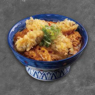 Hiroshima Oysters with Scrambled Eggs Rice Bowl