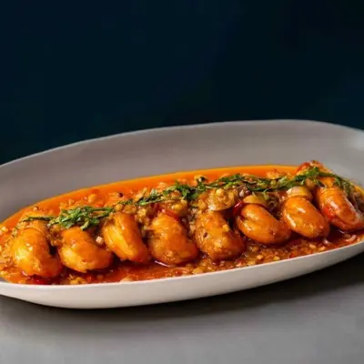 Braised Shrimp with Litsea cubeba Oil