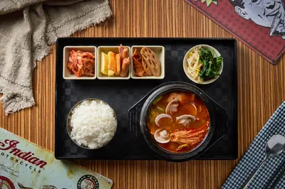 Spicy Seafood Tofu Stew Set