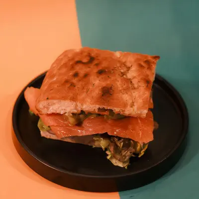 Salmon Focaccia