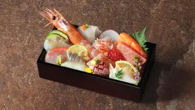 Seasonal Sashimi Rice Bento