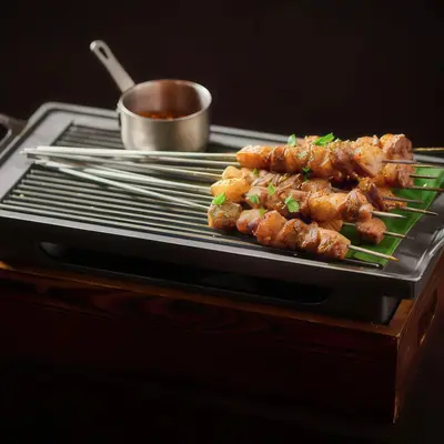 Roasted Pork Skewers