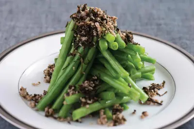 Sautéed String Beans with Preserved Vegetables