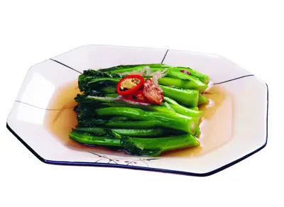 Stir-fried Choy Sum with Garlic