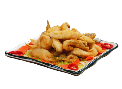 Bombay Duck with Spiced Salt