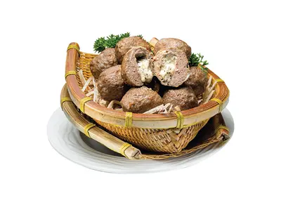 Black Truffle Sauce Bursting Handmade Ping Pong Ball Beef Balls