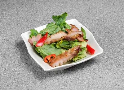 Stir-fried Baby Cabbage with Pork Neck and Chili Paste