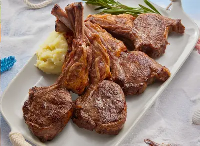 Grilled Australian Lamb Chops French Cut (4 pcs)