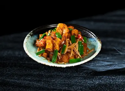 Radish Cake With Dark Soy Sauce