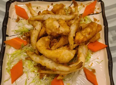 Baked Squid with Spiced Salt