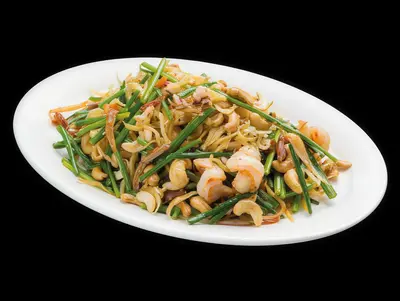 Chorland Stir-Fried Chinese Luk With Shrimp