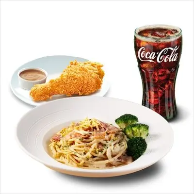 Spaghetti Carbonara Value Meal