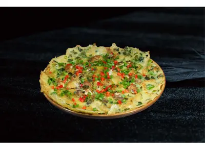 Golden Oyster Omelette