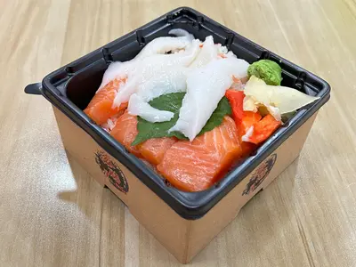 Salmon with Flat Fish