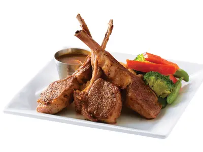 Grilled Australian Lamb Chops French Cut (3 pcs)