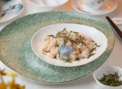 Dragon Well Stir-fried River Shrimps (5 Taels)