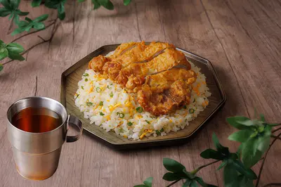 style pork rib fried rice