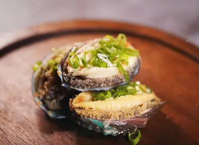 Garlic Grilled Fresh Abalone