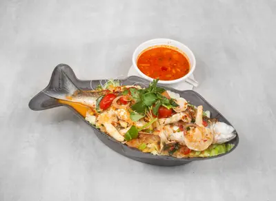 Steamed Fish with Tom Yum Soup