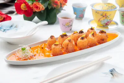 Jellyfish Flowers with Sun-dried Shrimp XO Sauce