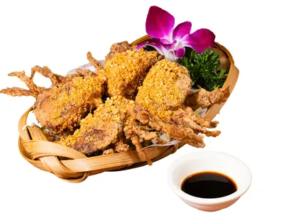 Fried Soft Shell Crab With Salt And Pepper